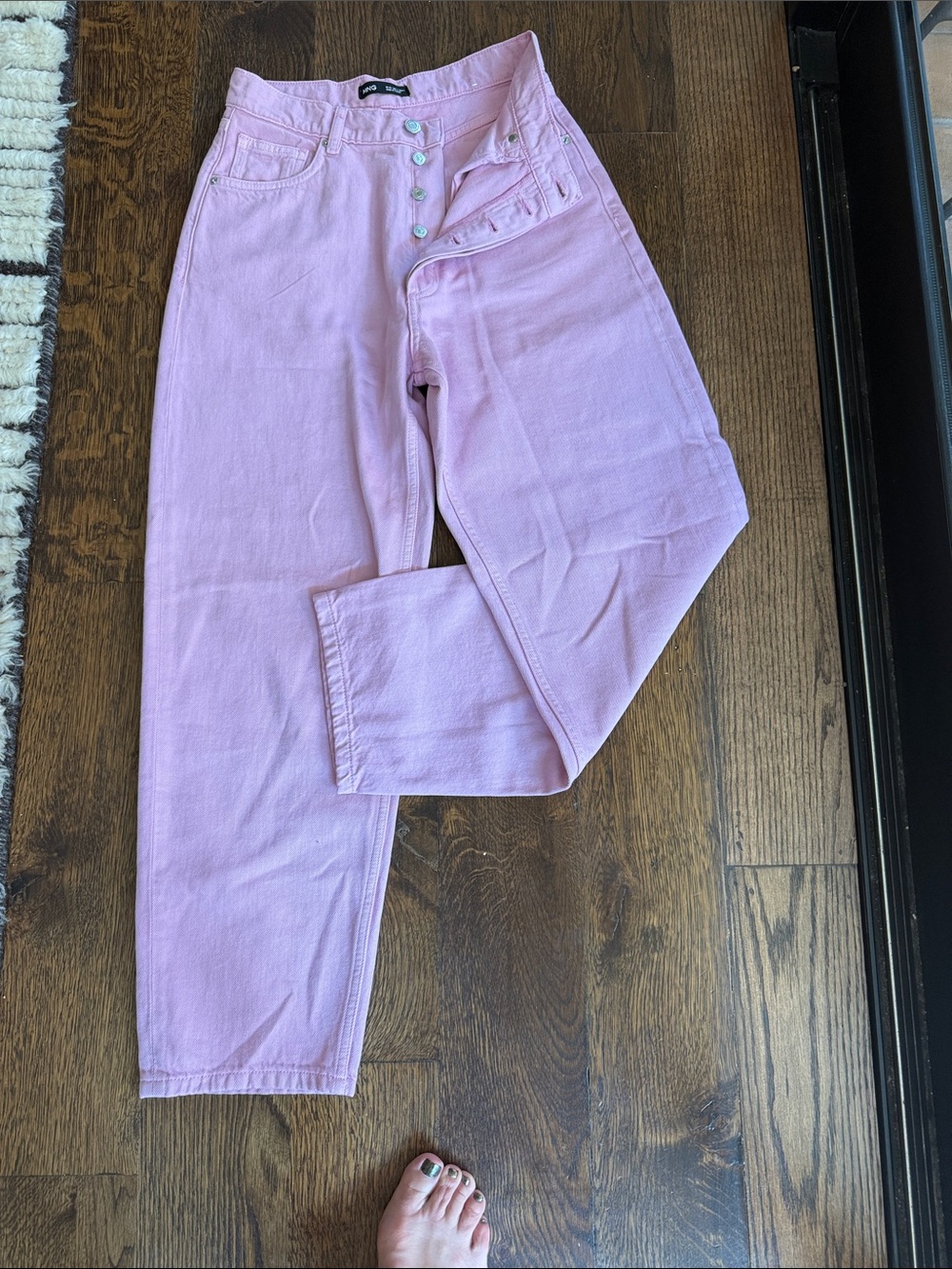 Mngdenim High-Rise Pink Women’s Jeans